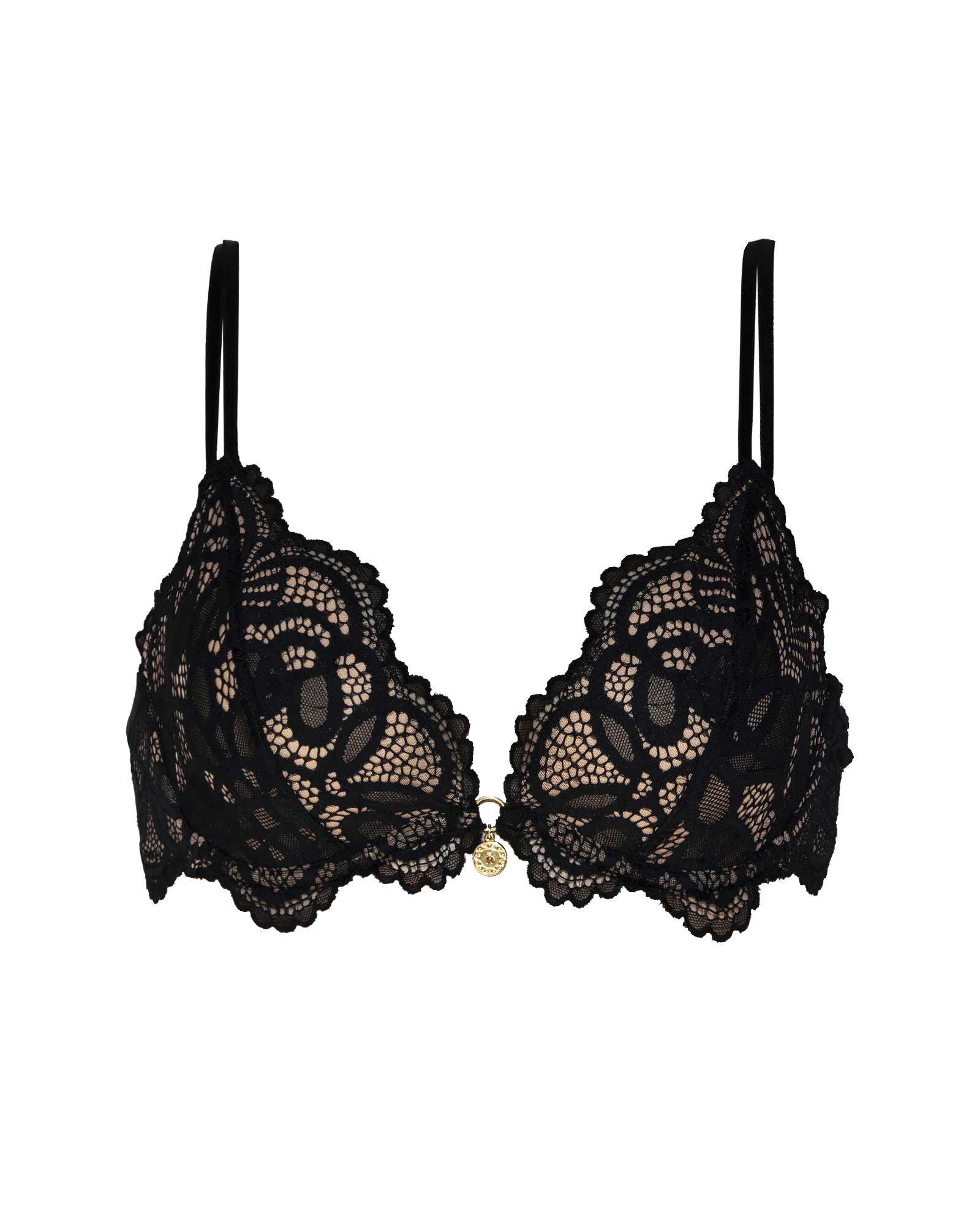 Out All Night | Non-Padded Underwire Bra | Jet Black