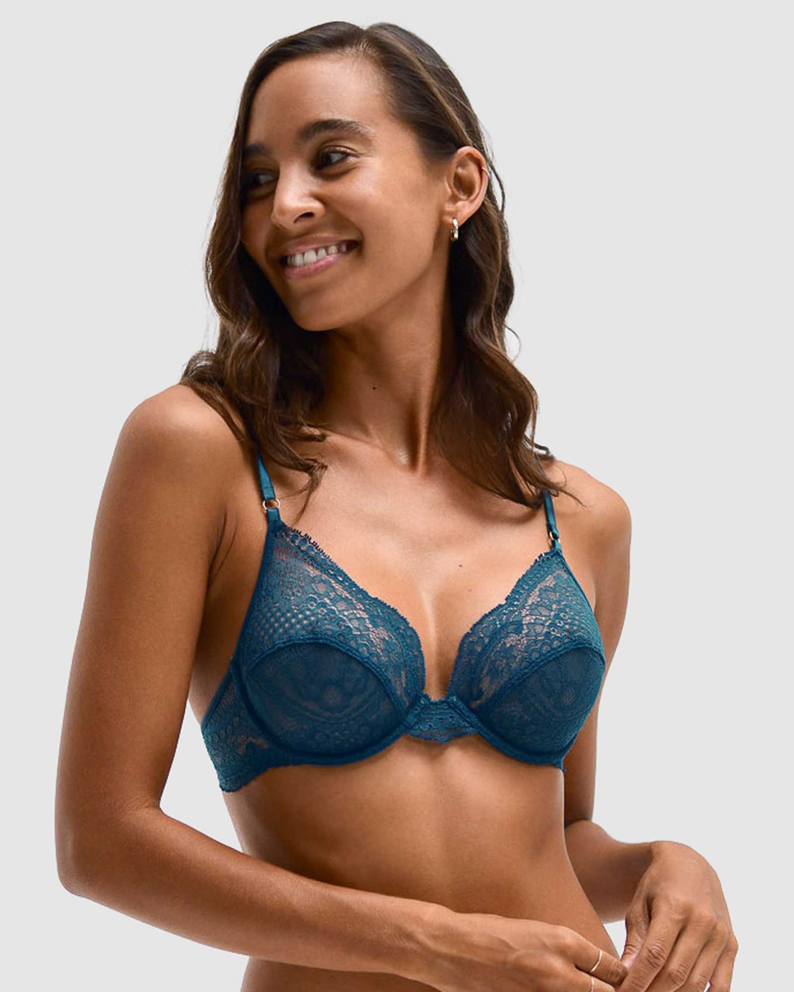 Sweetest Thing | Non-Padded Underwire Bra | Ocean Blue